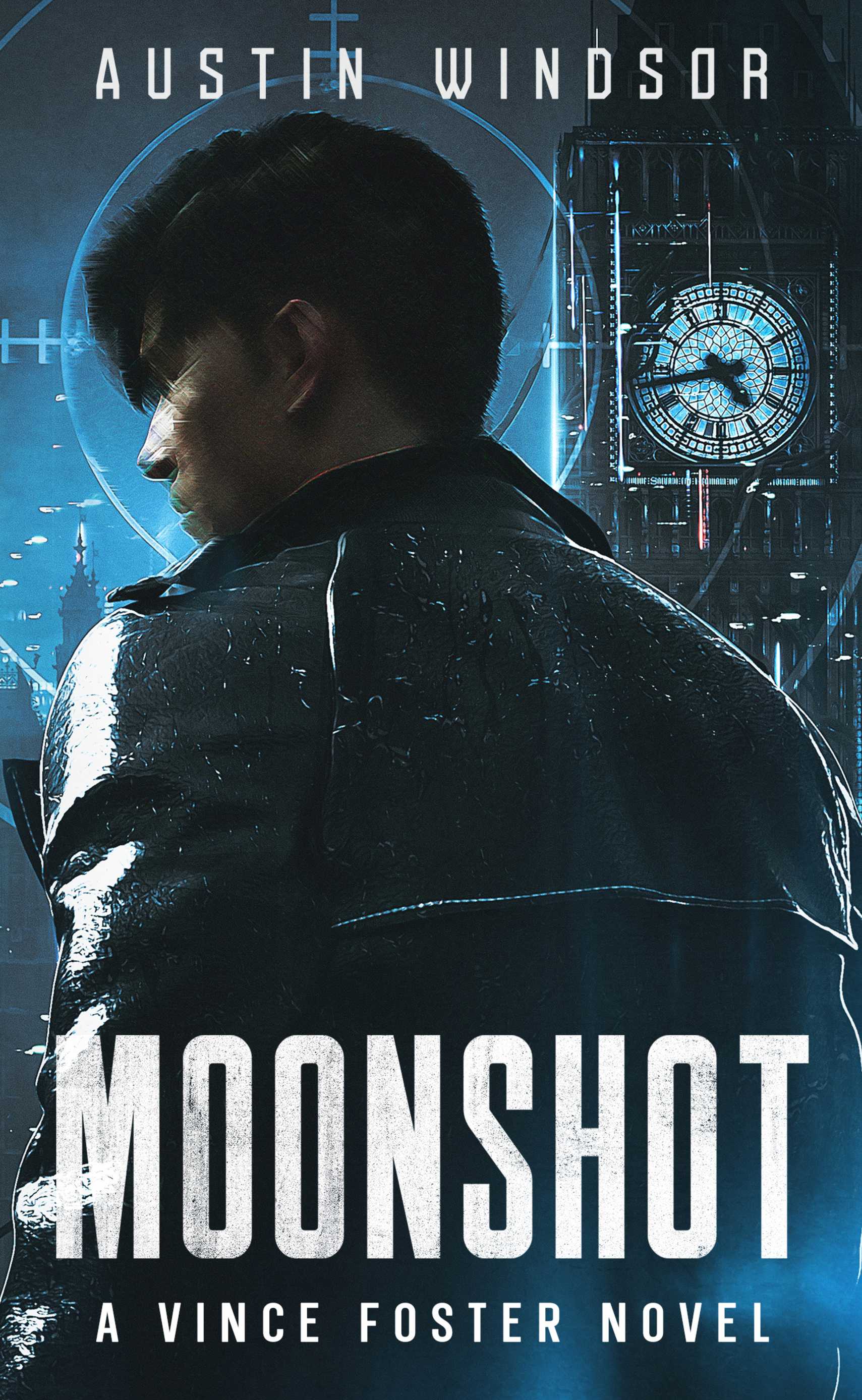 The cover of 'Vince Foster: Moonshot' by Austin Windsor.